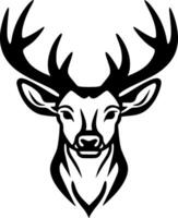 Deer, Minimalist and Simple Silhouette - Vector illustration