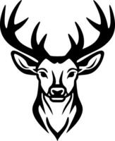 Deer, Minimalist and Simple Silhouette - Vector illustration