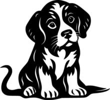 Puppy - High Quality Vector Logo - Vector illustration ideal for T-shirt graphic