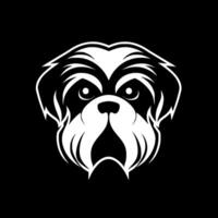 shih tzu - alto calidad vector logo - vector ilustración ideal para camiseta gráfico