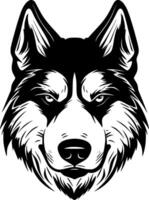 Siberian Husky - High Quality Vector Logo - Vector illustration ideal for T-shirt graphic