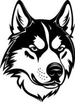 Siberian Husky - High Quality Vector Logo - Vector illustration ideal for T-shirt graphic