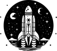 Space - High Quality Vector Logo - Vector illustration ideal for T-shirt graphic