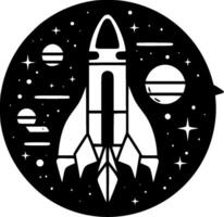 Space - High Quality Vector Logo - Vector illustration ideal for T-shirt graphic