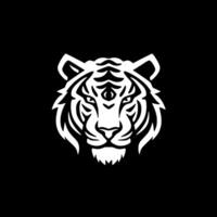 tigre, minimalista y sencillo silueta - vector ilustración