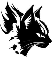 Wildcat, Minimalist and Simple Silhouette - Vector illustration