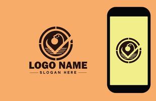 Checkmark logo icon vector art graphics for business brand app icon check mark right symbol tick ok correct logo template