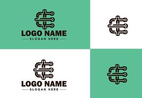 Chain icon logo vector art graphics for business brand app icon Chain logo template