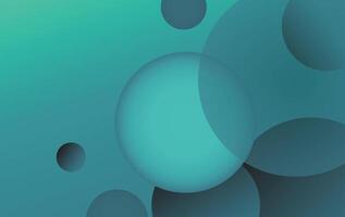 stylish line abstract circle pattern wide banner vector