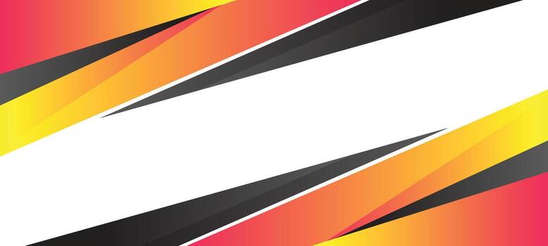 abstract colorful geometric style banner with text space vector