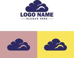 nube logo icono vector Arte gráficos para negocio marca aplicación icono cielo nube logo modelo