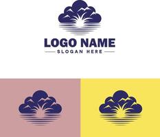 nube logo icono vector Arte gráficos para negocio marca aplicación icono cielo nube logo modelo