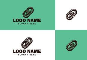 Chain icon logo vector art graphics for business brand app icon Chain logo template