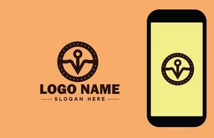 Checkmark logo icon vector art graphics for business brand app icon check mark right symbol tick ok correct logo template
