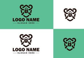 Chain icon logo vector art graphics for business brand app icon Chain logo template