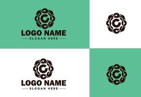 Chain icon logo vector art graphics for business brand app icon Chain logo template