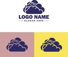 Cloud logo icon vector art graphics for business brand app icon sky cloud logo template