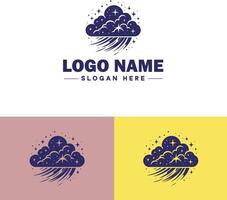 Cloud logo icon vector art graphics for business brand app icon sky cloud logo template