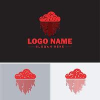 Cloud logo icon vector art graphics for business brand app icon sky cloud logo template