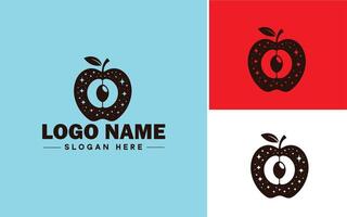 manzana icono logo vector Arte gráficos para negocio marca icono manzana frutas Fresco logo modelo