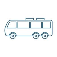 Public transportation icon design vector