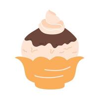 bingsu Delicious Korean Ice Cream illustration vector