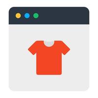 A trendy vector design shopping website