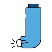 A perfect design icon of asthma pump vector