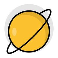 A premium download vector of saturn