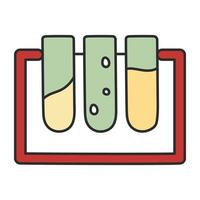 Premium design icon of test tube vector