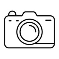 A unique design icon of digital camera vector