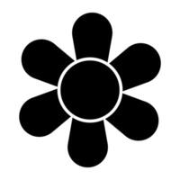 A trendy vector design of flower