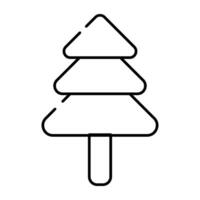 Modern design icon of conifer tree vector