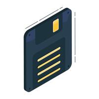 Trendy vector design of floppy disk