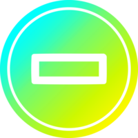 subtração com legal gradiente terminar circular ícone com legal gradiente terminar png