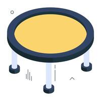 Modern design icon of trampoline vector