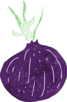 cartoon red onion png