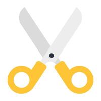 A modern design icon of scissors vector