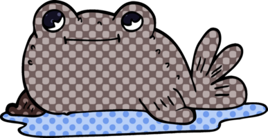 doodle de desenho animado de um peixe png