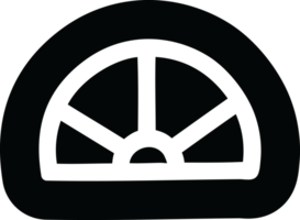 gradskiva matematik Utrustning ikon symbol png