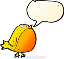cartoon fat bird with speech bubble png