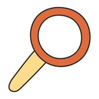 Perfect design icon of magnifying glass vector