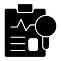 Modern design icon of business report analysis vector