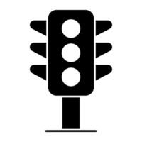 A unique design icon of traffic lights vector