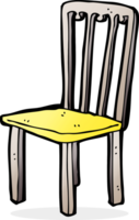 vieille chaise de dessin animé png