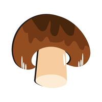 Mushroom flat design cartoon different mushrooms vector illustration, wild mushroom symbol signs, Amanita poisonous. Eps 10