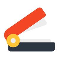An icon design of paper stapler vector