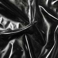 AI generated Shiny black leather for background. AI photo