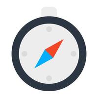 A magnetic tool icon, vector design of compass