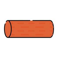 A premium download icon of wood log vector